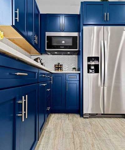 آشپزخانه خود را با آبی کلاسیک تازه کنید